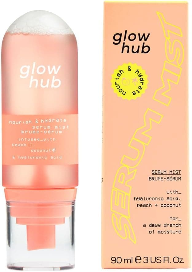 Glow Hub Nourish Hydrate Serum Mist with Hyaluronic Acid for Normal to Dry Skin 90ml