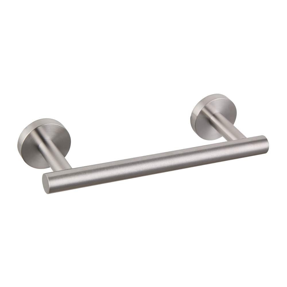 GERZWY 9Inch Small Kitchen Towel Bar Brushed Stainless Steel Cabinet Hand Towel Bar Wall Mounted Bathroom Organizer AG1101C23LS