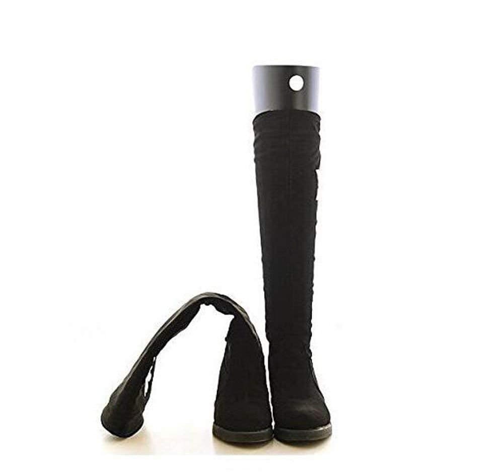SYBL 2 Pairs4 Sheets Boot Shaper Form Inserts Tall Boot Support Shaper Thicken Shoe Tree Shape Holder for Women and MenBlack 14 Inches