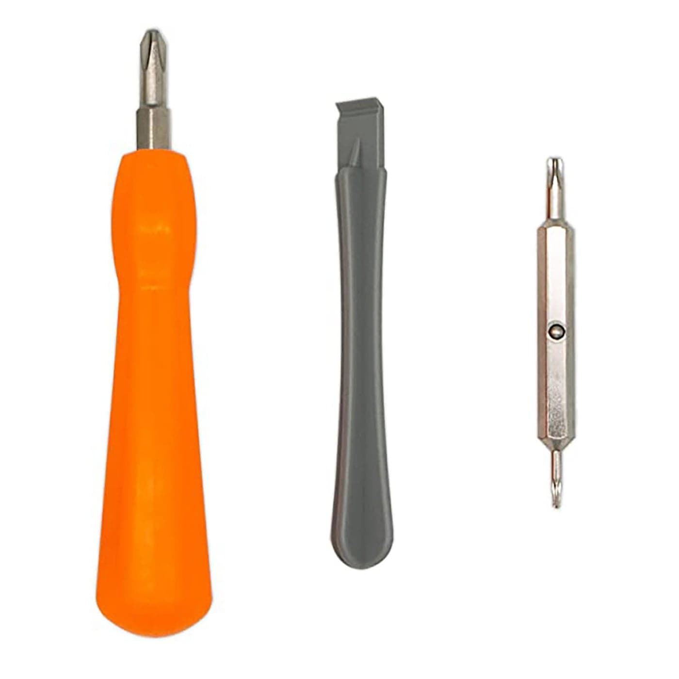 Multi-Bit Screwdriver, 4-IN-1 Quick Change Interchangeable Screwdriver Sets - Combination Multi Bit Screwdriver, Slotted Bits and Nut Driver