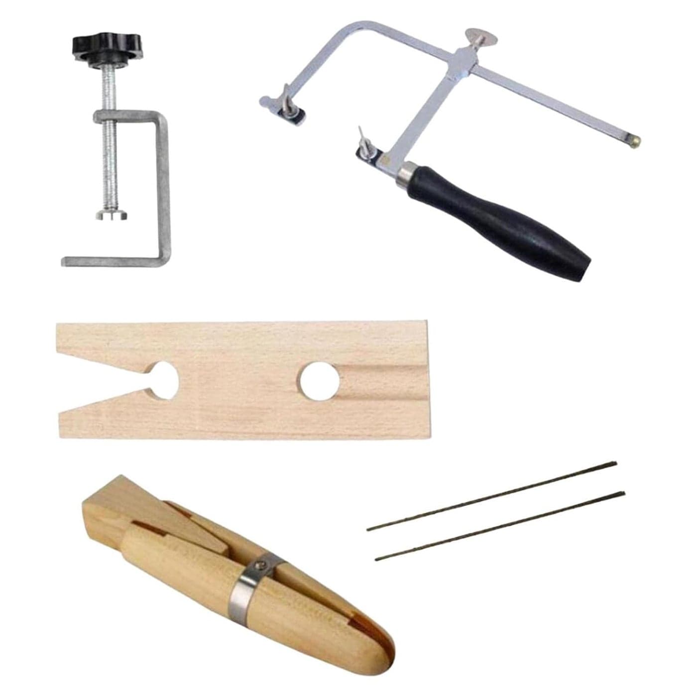 OSCAR Professional Jewelry Making Tool Kit Saw Frame Bench Pin Clamp Tools Set