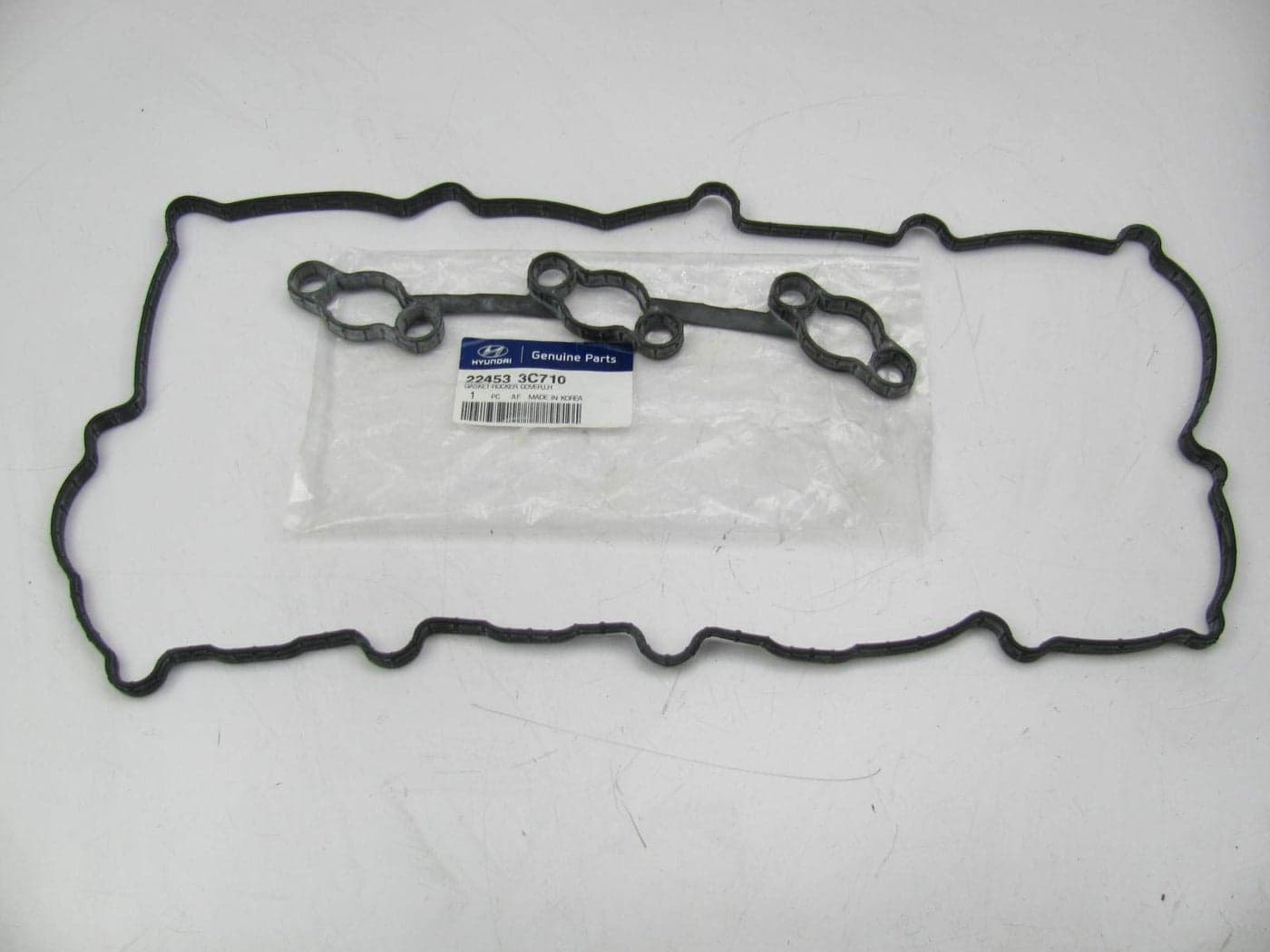 Genuine OEM 22453-3C710 Gasket - Rocker Cover, LH / 224533C710 for Hyundai Genesis 09-12 Santa Fe 10-12 Kia Sedona 11-14 Sorento 11-13 Borrego 09