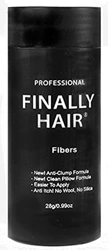 Hair Building Fibers Dark GreyGray Hair Loss Concealer Fiber 28 Gram 99oz Refillable Bottle by Finally Hair Dark GreyGray
