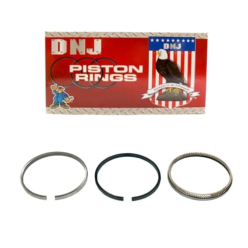 DNJ PR229B.20 Oversize Piston Ring Set for 2008-2012 Acura, Honda Accord, Civic, CR-V 2.4L L4 16V DOHC 2354cc