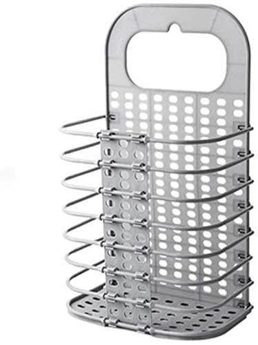 Divik Wall Mounted Bathroom Hanging Mesh Laundry Basket Toiletry Organization Washing Bin for Bathroom Bedroom Dirty Clothes Bathroom Hanging Mesh Laundry