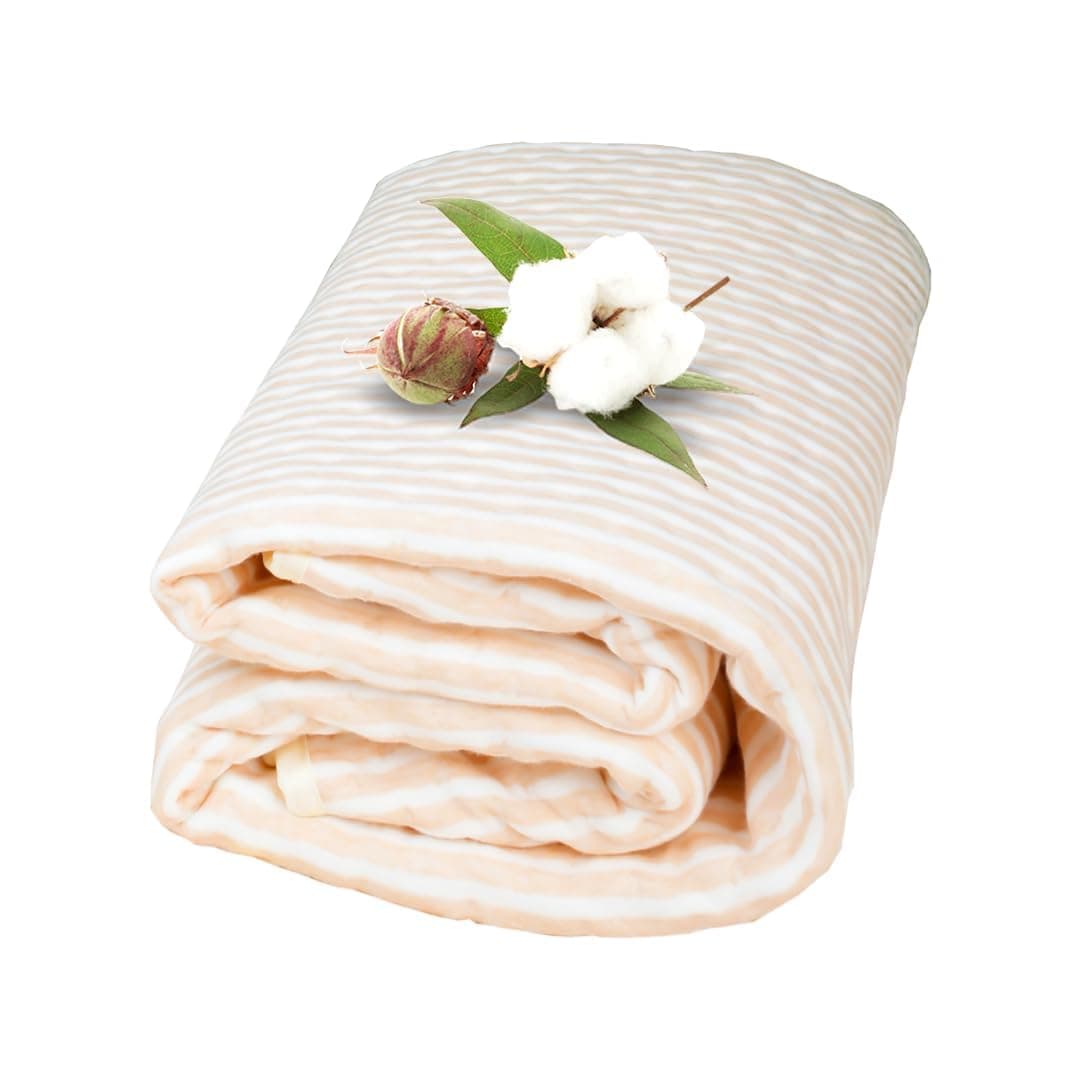 supreme nest Waterproof Crib Mattress Protector Ultra Soft Breathable Absorbent Pad 46x40 Inch Snug Fit Machine Washable Elastic Fitted Cover for Standard Baby Crib