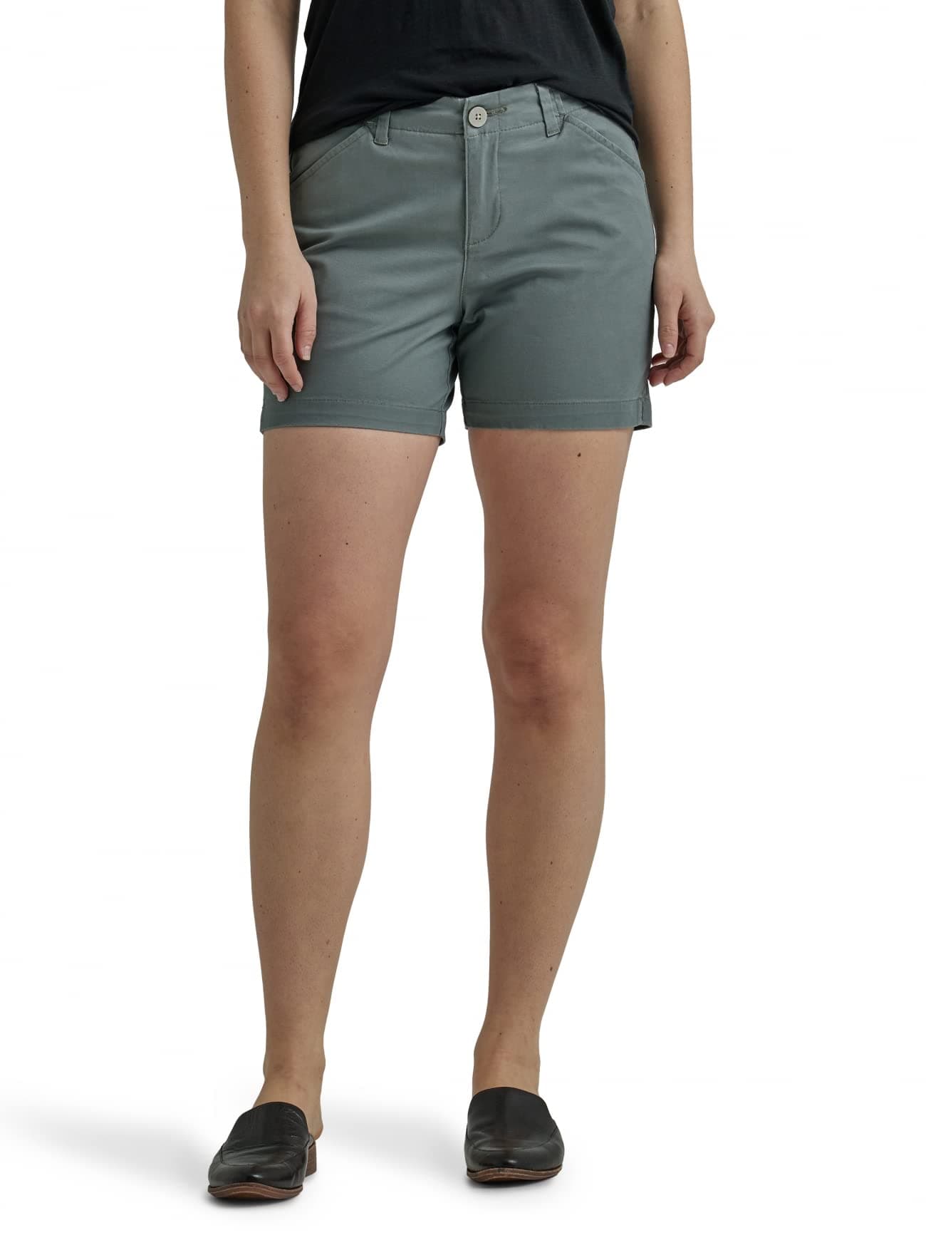 Lee Womens Legendary 5" Chino Short Fort Green 20