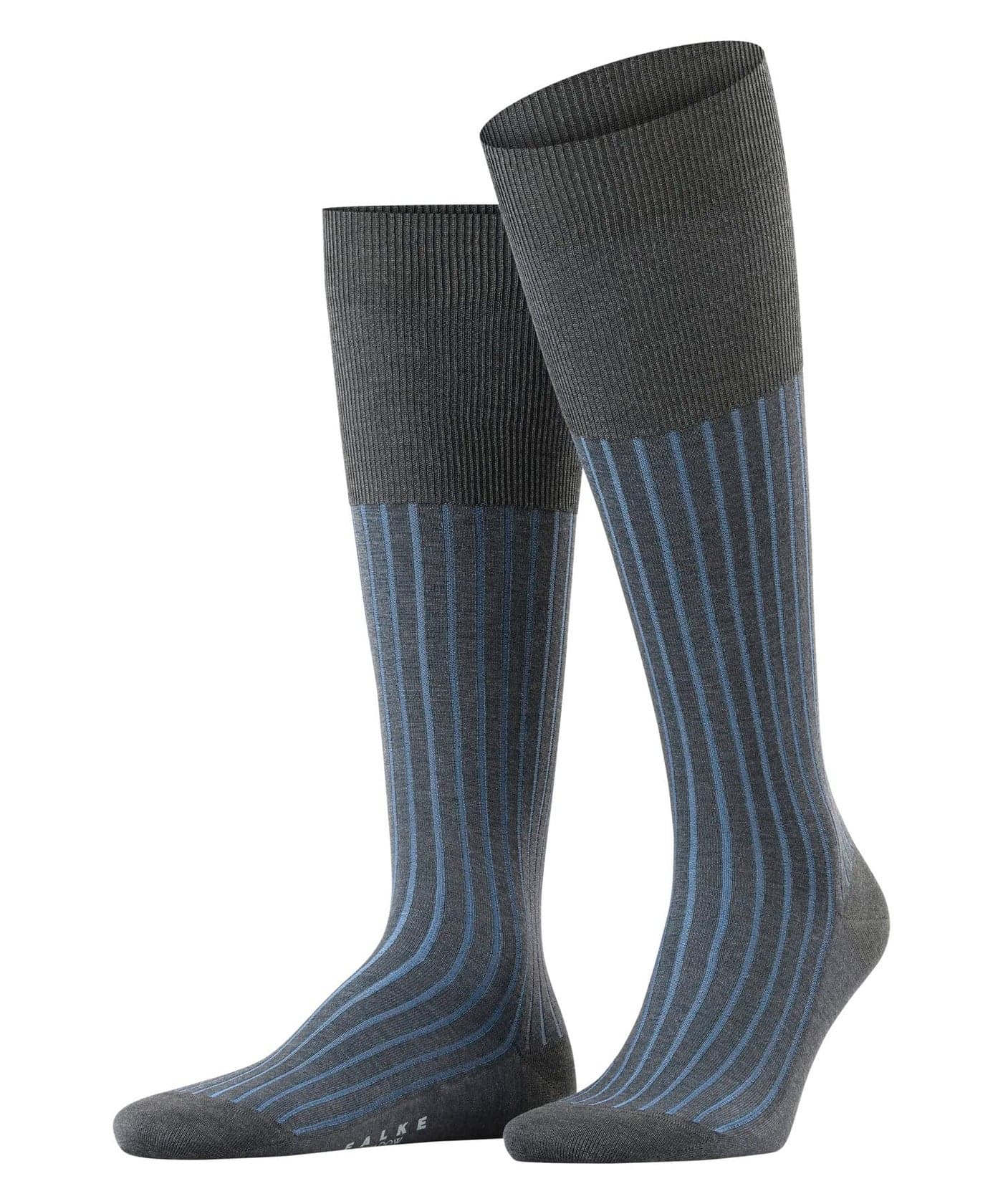 Falke, Mens, Shadow Knee Length, Anthracite Melange, 8-9