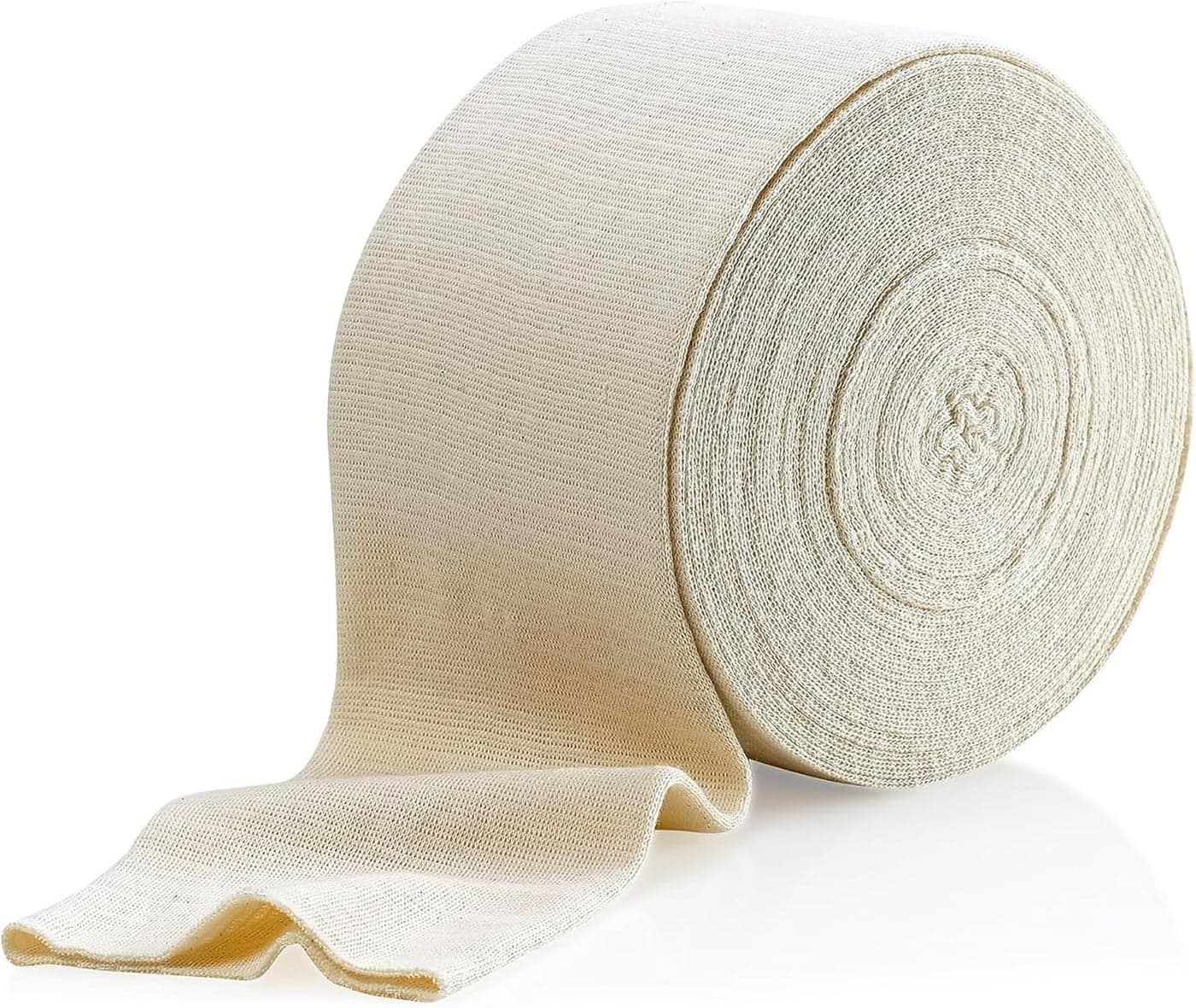 Elastic Tubular Support Bandage Size B, 10M Box - Natural Color (2.5" X 33 feet) for Large Knee Support Bandage -Medium Thigh, Cotton Spandex