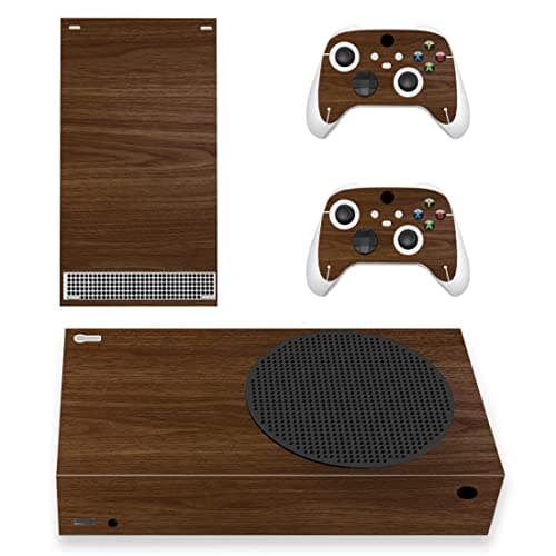 PlayVital Wood Grain Custom Vinyl Skins for Xbox Core Wireless Controller, Wrap Decal Cover Stickers for Xbox Series S Console Controller