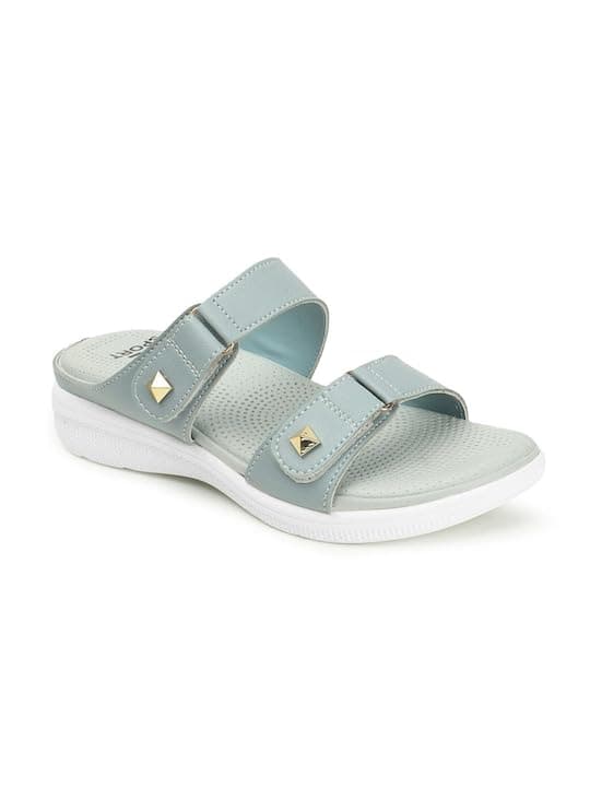 Carlton London Women Sandal,Sky Blue, UK-6