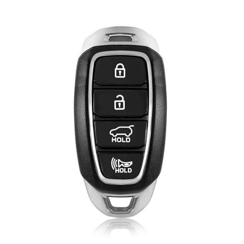 Keylessbest Replacement for 2019 2020 Hyundai Santa Fe Key Fob Remote Control TQ8-FOB-4F19 4 Buttons 434MHz Black