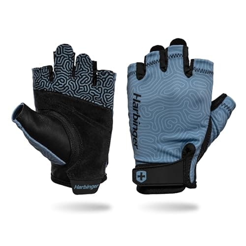 Harbinger Pro Gloves 3.0 - High Performance Training Gloves, Enhanced Grip, Breathable 4-Way Stretch, Adjustable Wrist Closure, Women's