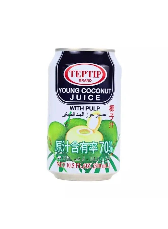 Teptip Young Coconut Juice with Pulp - 310ml