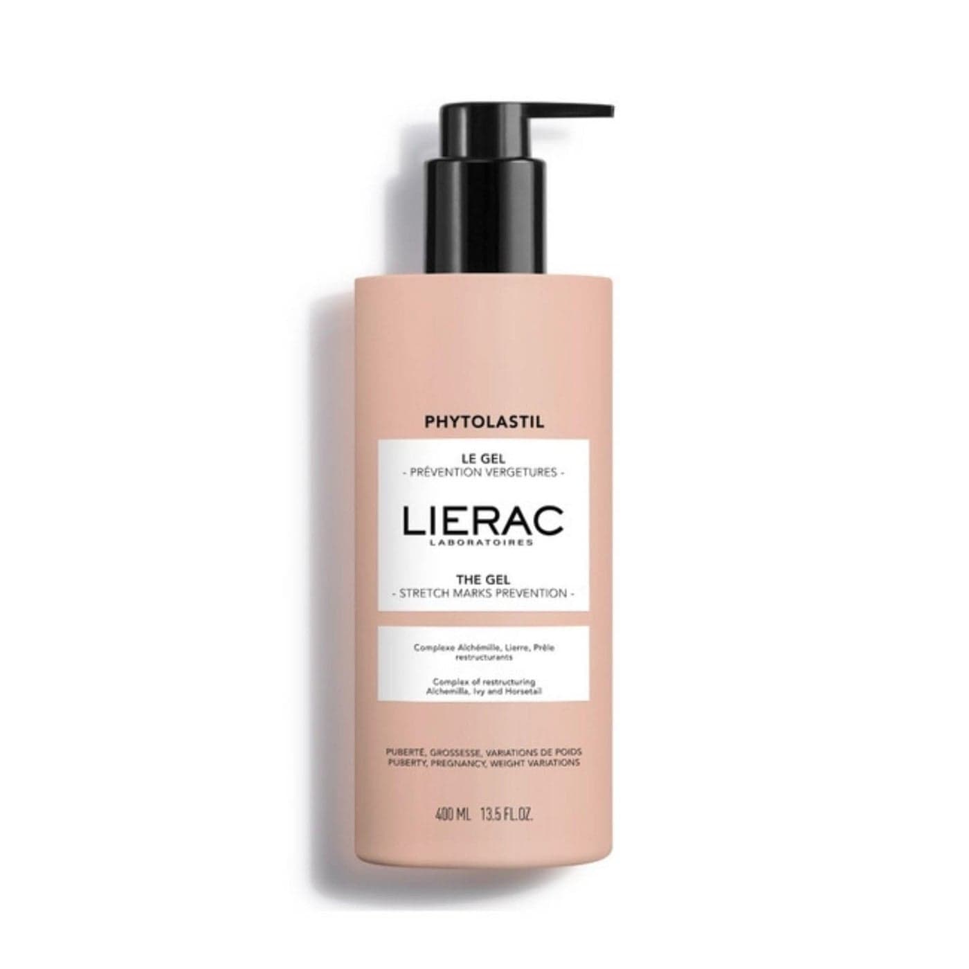 Lierac Phytolastil Pregnancy Stretch Mark Prevention Cream Gel Hydrates Stretch Mark Cream Soothes Skin on Stomach Belly Bust Buttocks NonScented Suitable for All Skin Types 400ml