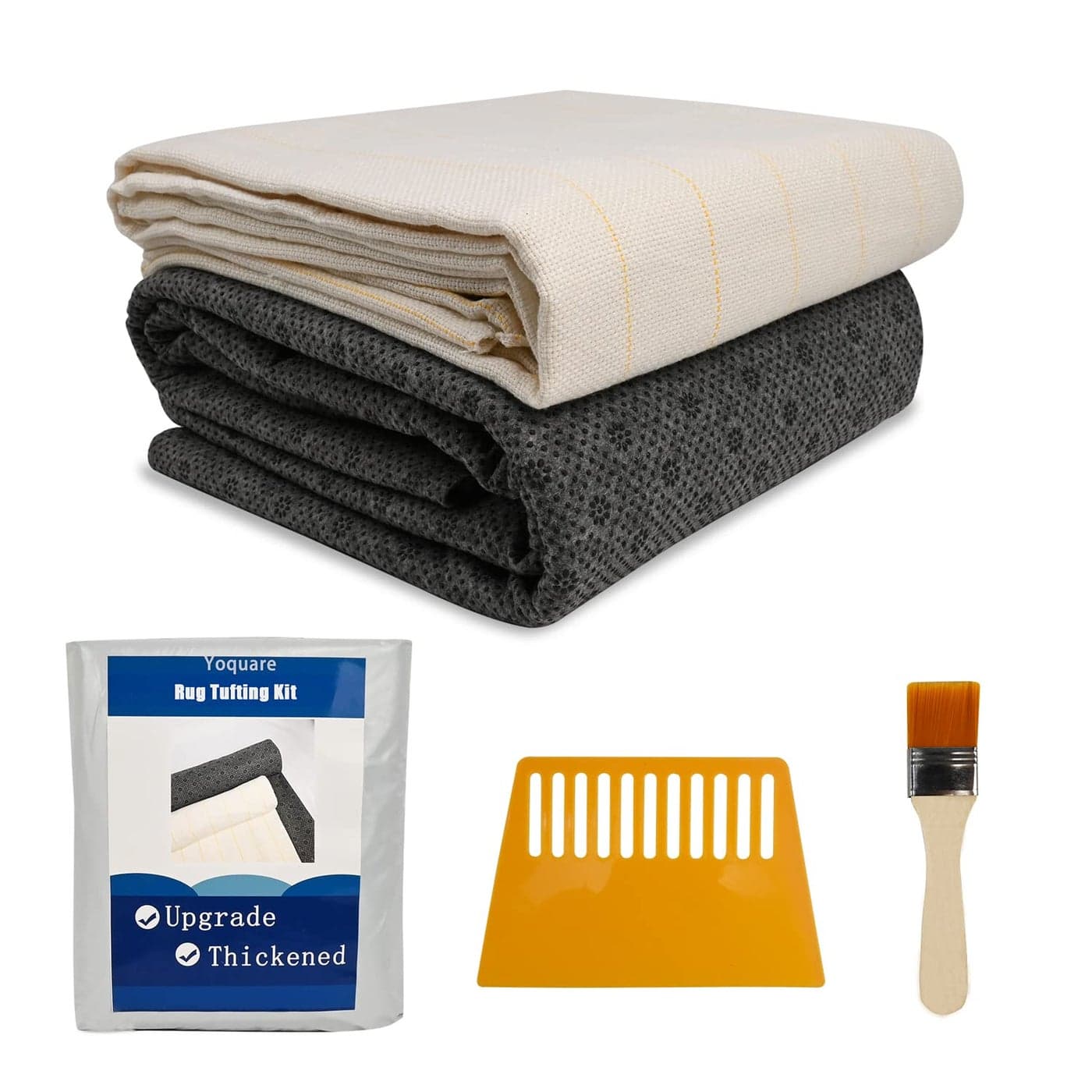 83x59 Primary Tufting Cloth with Marked Lines 709x472 Tufting NonSlip Rug Backing Fabric Large Monk Cloth KitRug Tufting SuppliesRug Making Supplies