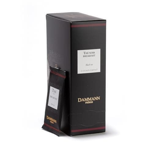 Dammann Freres Loose Leaf, Breakfast Blend Premium Gourmet French Black Tea, 24 Count (Single Pack)