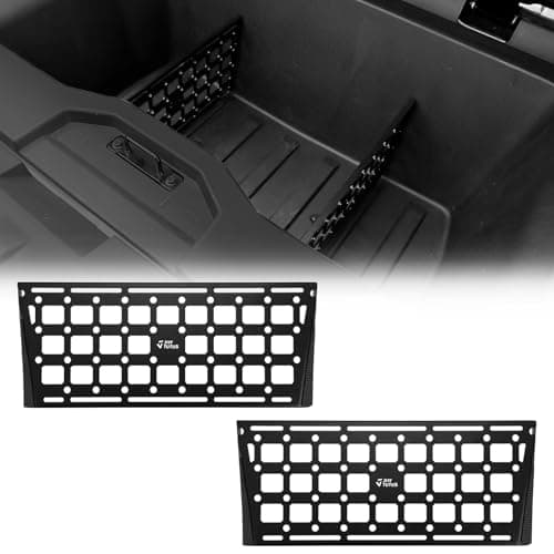 JOYTUTUS Steel Gear Locker Dividers Compatible with Cybertruck 2026 2025 2024 2023 Sub Trunk Dividers Organizers Trunk Lower Bed Storage Molle Panel Dividers Cybertruck Accessories
