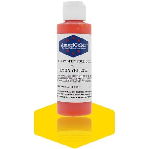 Americolor Soft Gel Paste Food Color 45Ounce Lemon Yellow