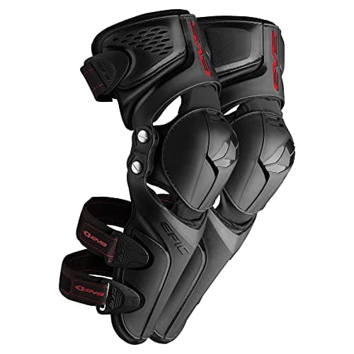 EVS Sports unisex adult KNEE, Standard, Standard US,Black/Black, Large / X-Large