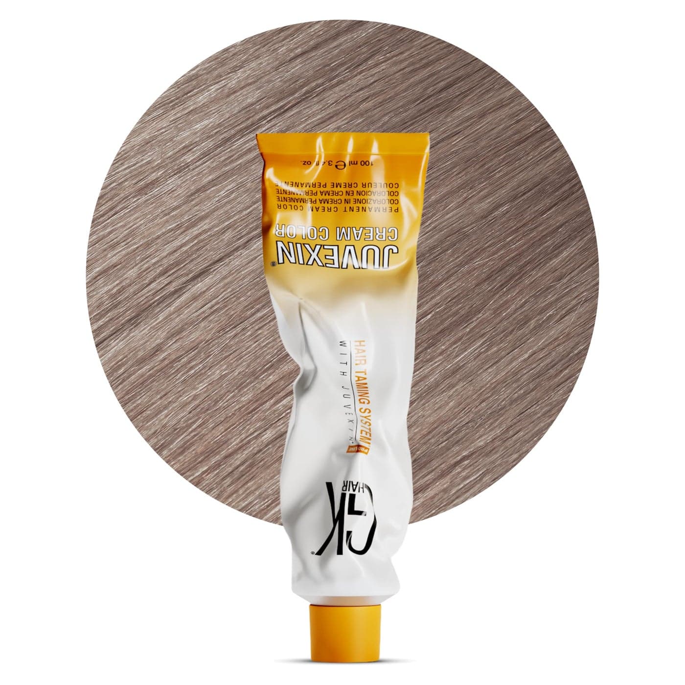 GK HAIR Global Keratin Professional Hair Color Cream Tube (3.4 Fl Oz/100ml) Nourishing & Cleansing Colors for Styling High Performance Long Lasting Permanent Natural Toner Dye