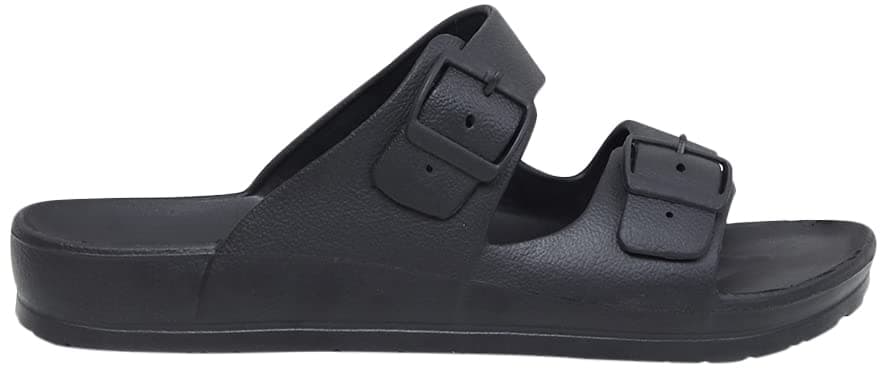 Max Mens Solid Slip-On Open Toe Sandals,7