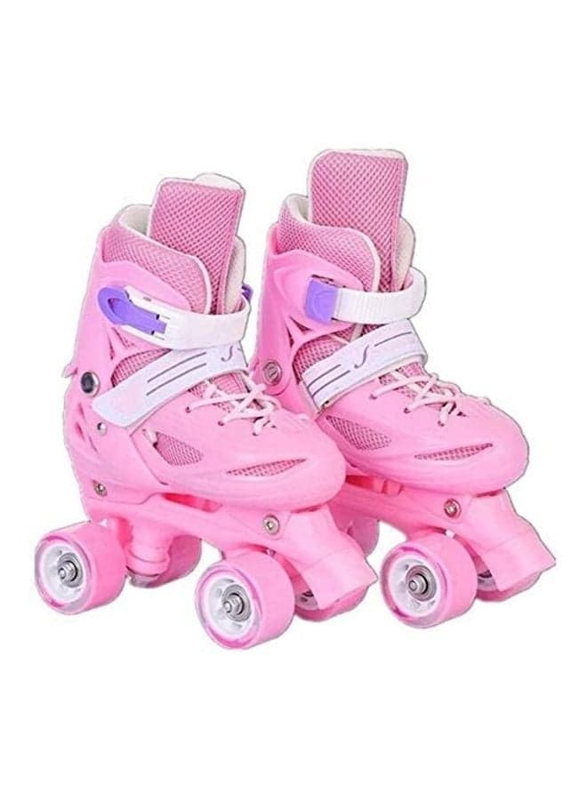 Roller Skates, Kids Roller Skates for Girls Boys Ages 3-12, 4 Sizes Adjustable, Full Hard Shell Protection, Toddler Skates for Beginners, Birthday Gift for Indoor Outdoor