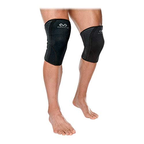 McDavid MDX801 Weightlifting Knee Sleeves, Black, Medium