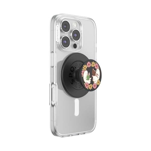 PopSockets Phone Grip for MagSafe with Kickstand, Magnetic Stand, Swappable Top, Secure Hold for iPhone MagSafe Cases, Phone & Tablet Grip, Halloween PopSocket - Bookish Besties