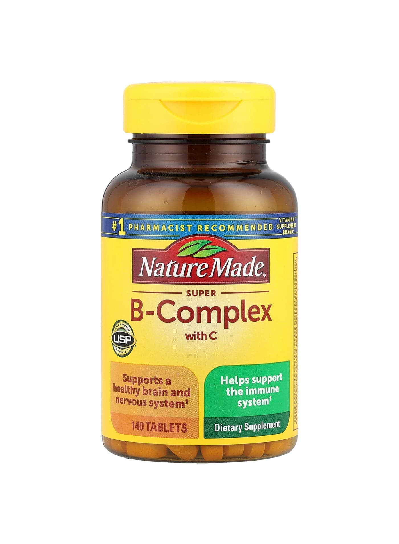 Super B-Complex with Vitamin C, 140 Tablets
