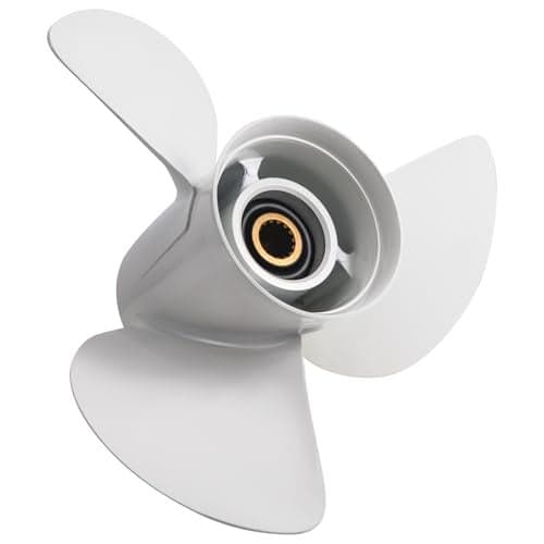 VIF OEM Upgrade 14x19-M Aluminum Boat Propeller for Yamaha 150hp 175hp 200hp 220hp 225hp 250hp 300hp F150 F175 F200 F225 Outboard Engines,15 Tooth, 6G5-45945-01-98,Rh