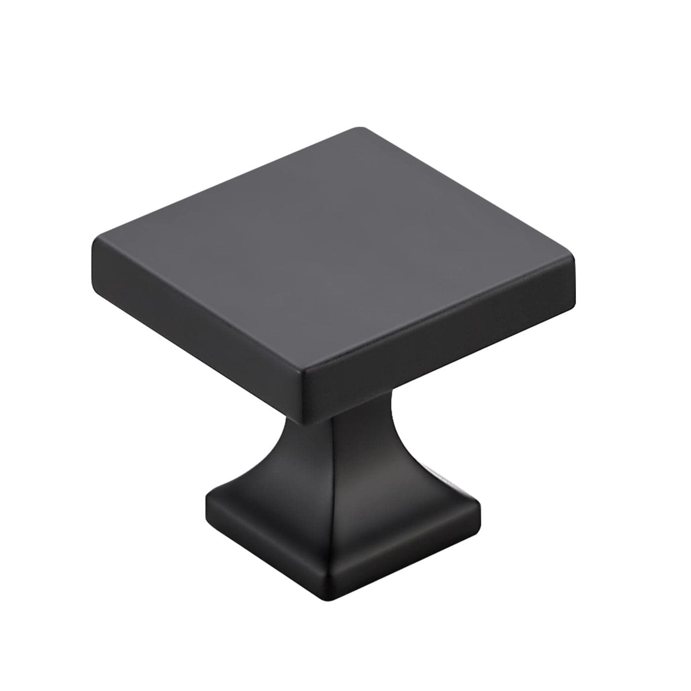 Cabinet Knobs Matte Black Square Knobs for Cabinets and Drawers Cabinet Hardware Kitchen Cabinet Knobs 5 Pack