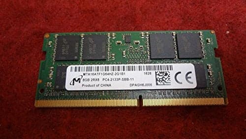 8GB DDR4 2133MHZ PC4-17000 260-PIN NON-ECC UNBUFFERED DUAL RANK 1.2V SODIMM NOTEBOOK MEMORY MTA16ATF1G64HZ-2G1A2