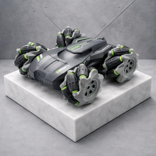 The Flyers Bay 4X4 Remote Control Drift Stunt Car 4WD Racing RC Car 360° Rotating Dual Sided Climbing High-Speed Tumbling Cross-Country Battle Off Road Rechargeable Adults Boy Girl (Drift Stunt CAR)