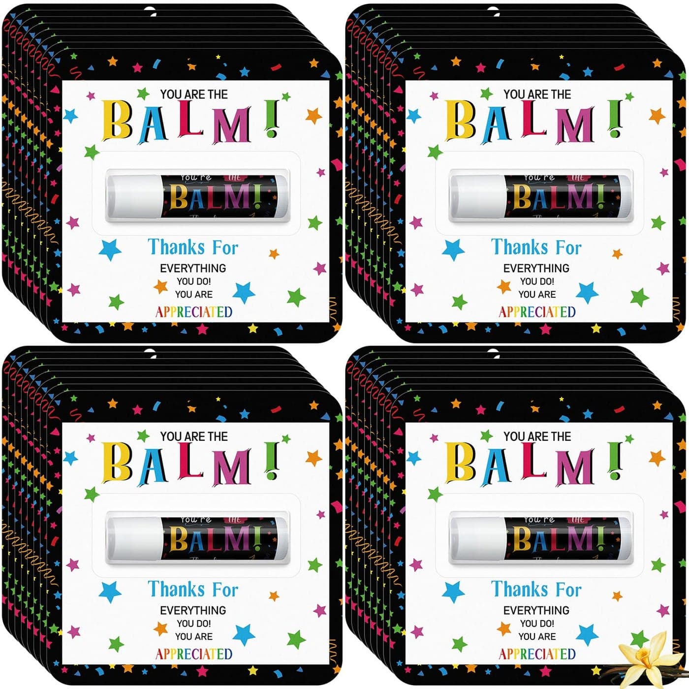 30 Pack Employee Appreciation Gifts Bulk Lip Balms Teacher Staff Team Thank You Gifts Youre the Balm Fall Thanksgiving Christmas Appreciation Party Favors for Coworkers Women Men Volunteer