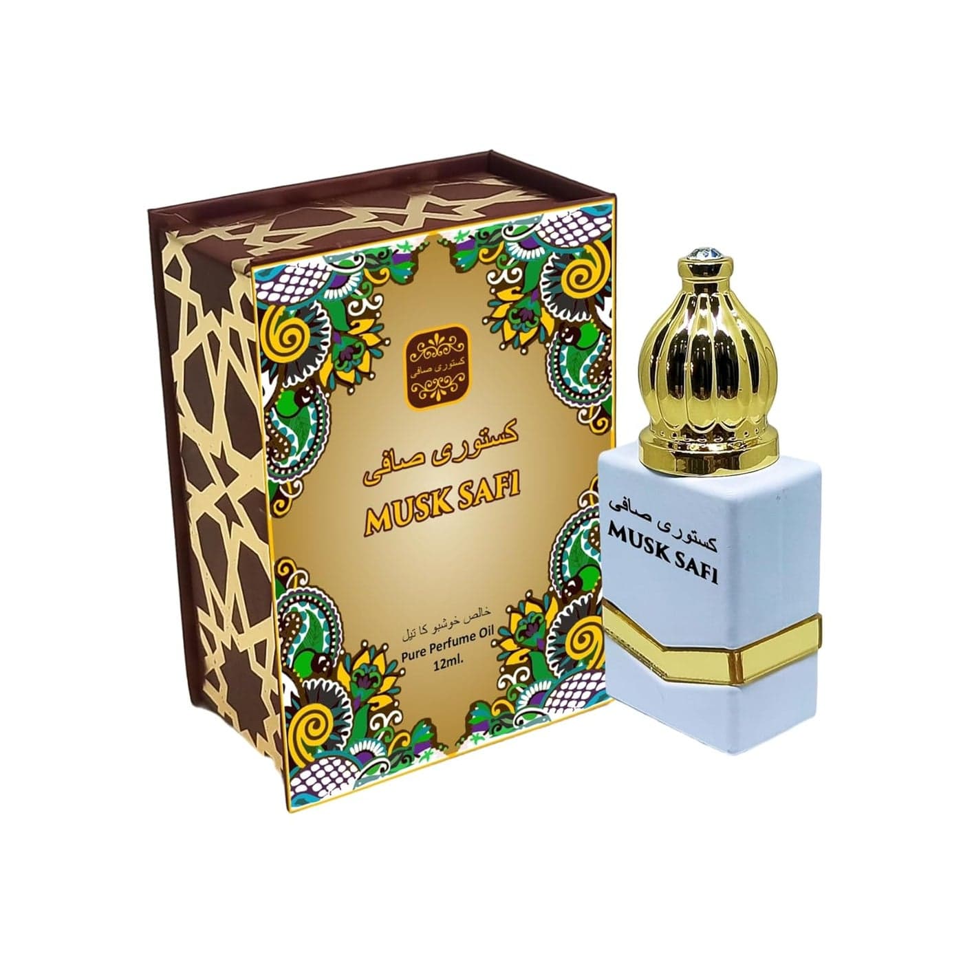 INDRA SUGANDH BHANDAR Attar For MenWomen Musk Safi 12ml Rollon Box Ittar Original Men itraitar Perfume Oil 24 Hours Long Lasting Fragrance Pack
