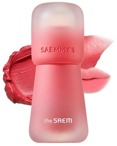 THESAEM Saemmys Crema Velvet Tint 04 Apple Bianco Red Coral Korean Velvet Lip Tint Creamy Comfort Plumping Formula Blurred Finish LongLasting Smooth Lips 014 floz