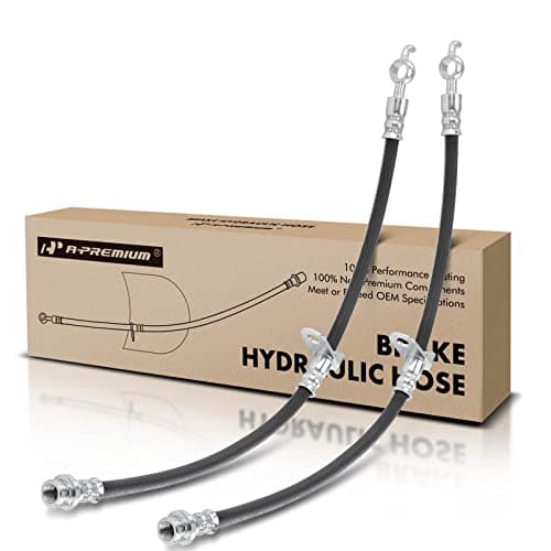 APremium Front Driver and Passenger Brake Hydraulic Hose Compatible with Select Ford and Lincoln Models Edge 20072014 MKX 20072015 Replace 8T4Z2078APack of 2