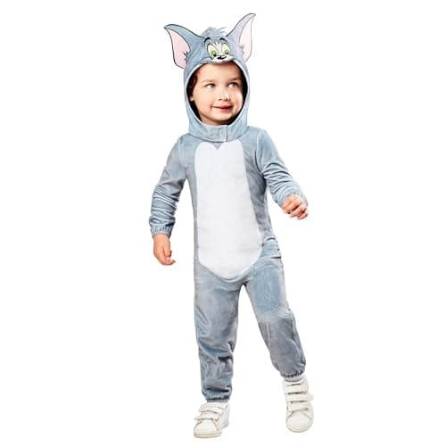 Rubies Tom Jerry Tom Cat Costume for Toddlers Unisex 4T
