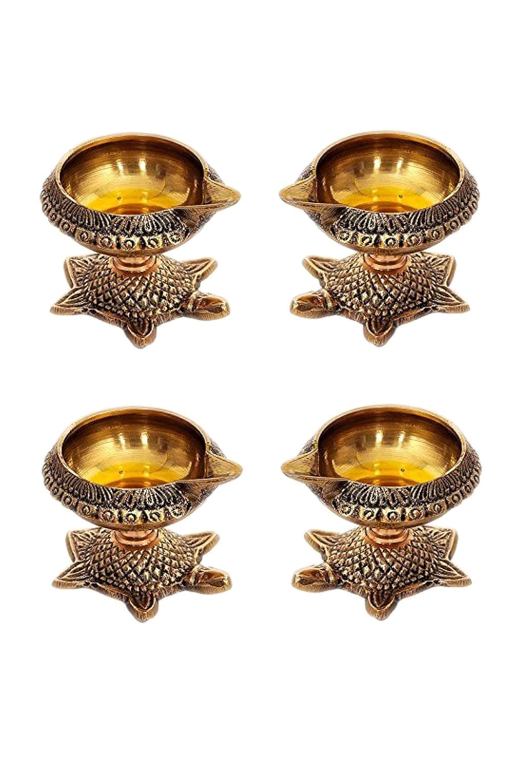 BrassLine Brass Diya 3 x 2 inch Gold