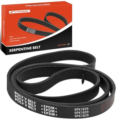 A-Premium Serpentine Belt 72.4 In For GMC Acadia 2017-2023 & Buick LaCrosse 2017-2019, Regal Sportback 2018-2020 & Cadillac XT5, XT6 & Chevrolet Blazer, Caprice, SS