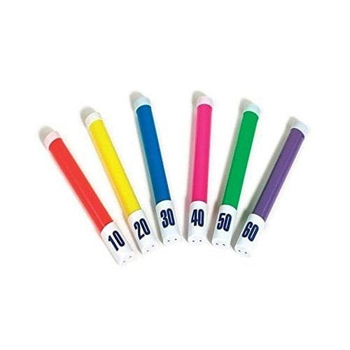 SWIMLINE Dive Flex Sticks Toys 6Pack Weighted Catch and Retrieval Game for Swimming Pool Bath Tub for Kids Multi Color Rings Underwater Dive Practice Education Learn