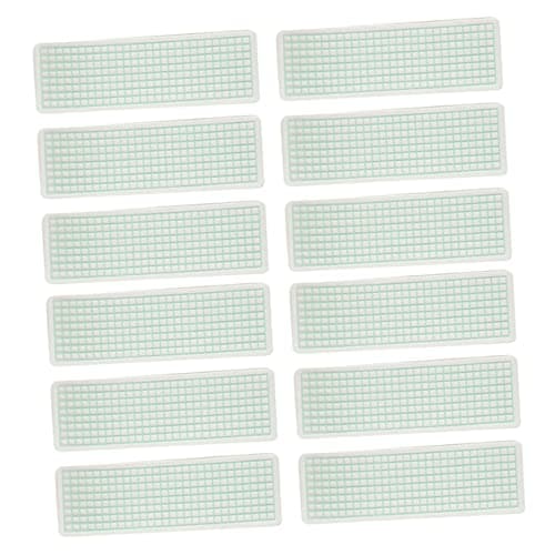 STOBOK Washi Tape Sample Boards 40Pcs Plastic Tape Packing Plates with Rounded Corners for Scrapbooking Crafts Planner Supplies Home Office School Use 590X196In