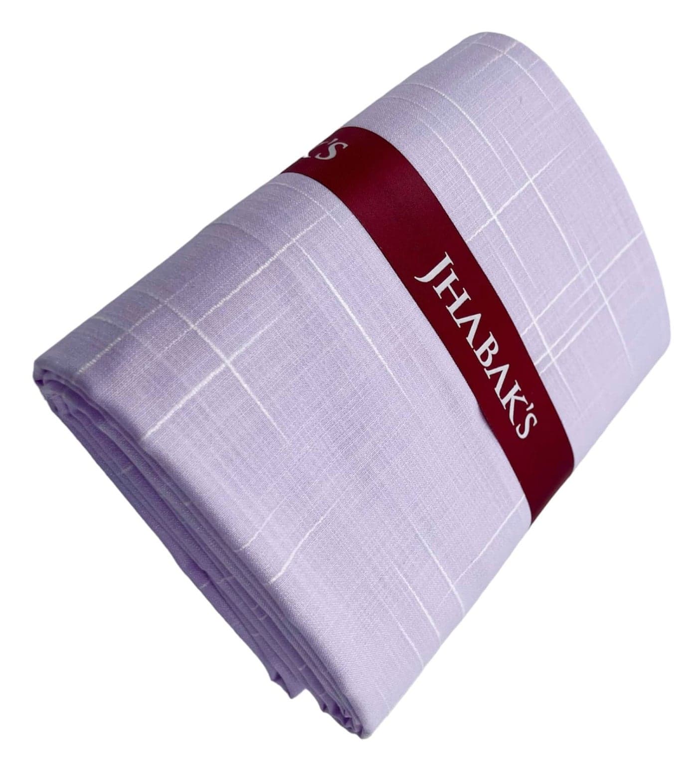 JHABAK'S Unstitched Cotton Linen Blend Self Design Shirt Fabric - 2.25 Meter Shirt Cloth Material