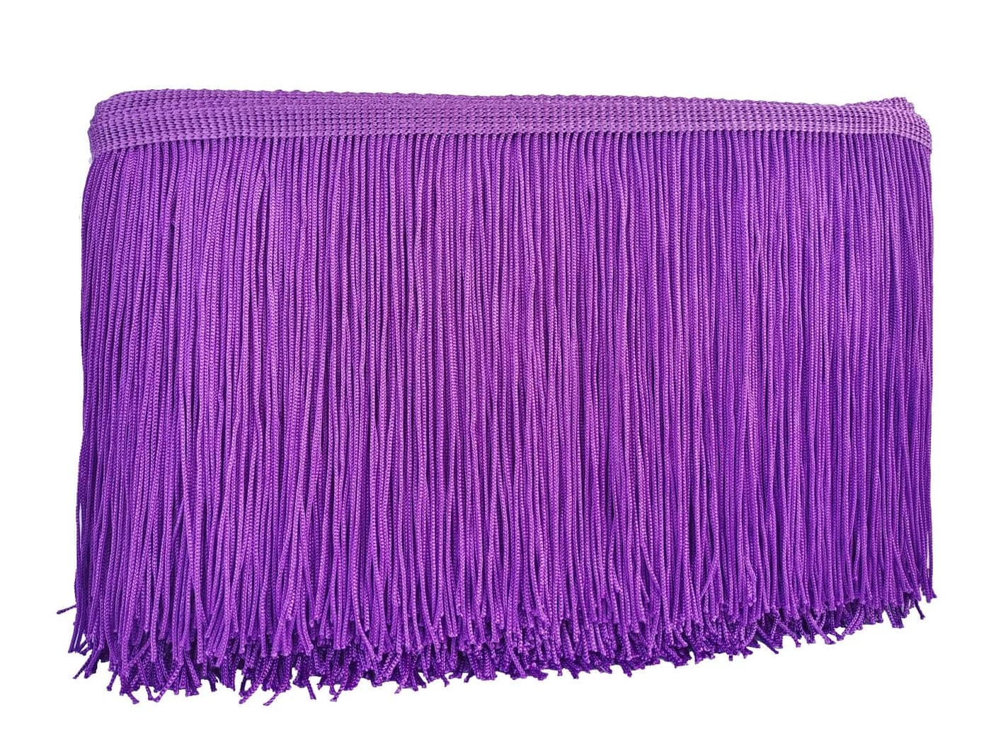 MONIDOOR Chainette Fringe Trim 6 Inch 10 Yards Tassel Fringe Trim for Sewing Craft DIY Decoration939 Purple