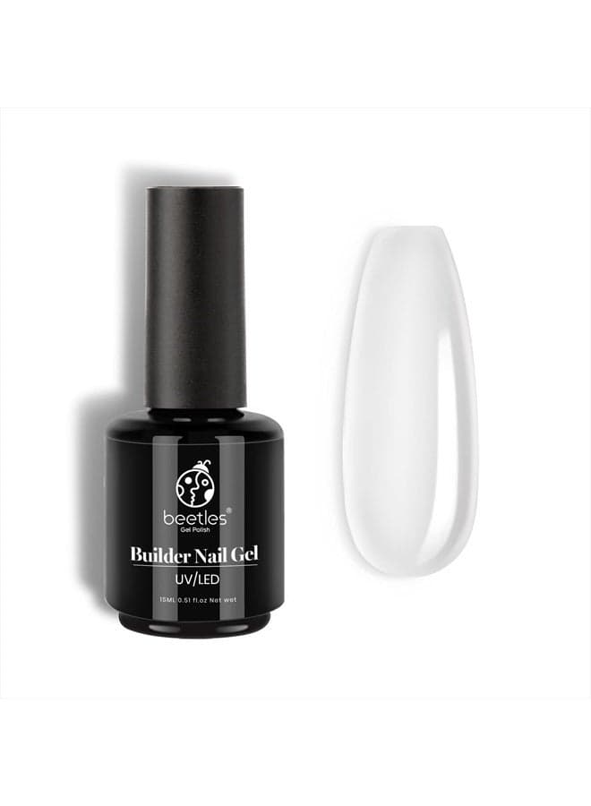 Beetles Gel Nail Polish Builder Nail Gel 7 in 1 Builder Strengthener Gel Clear Builder Nail Gel Color Hard Gel Builder Extension Nail Gel for Holiday Nails Gel Polish Nail Art Design Nail for Women