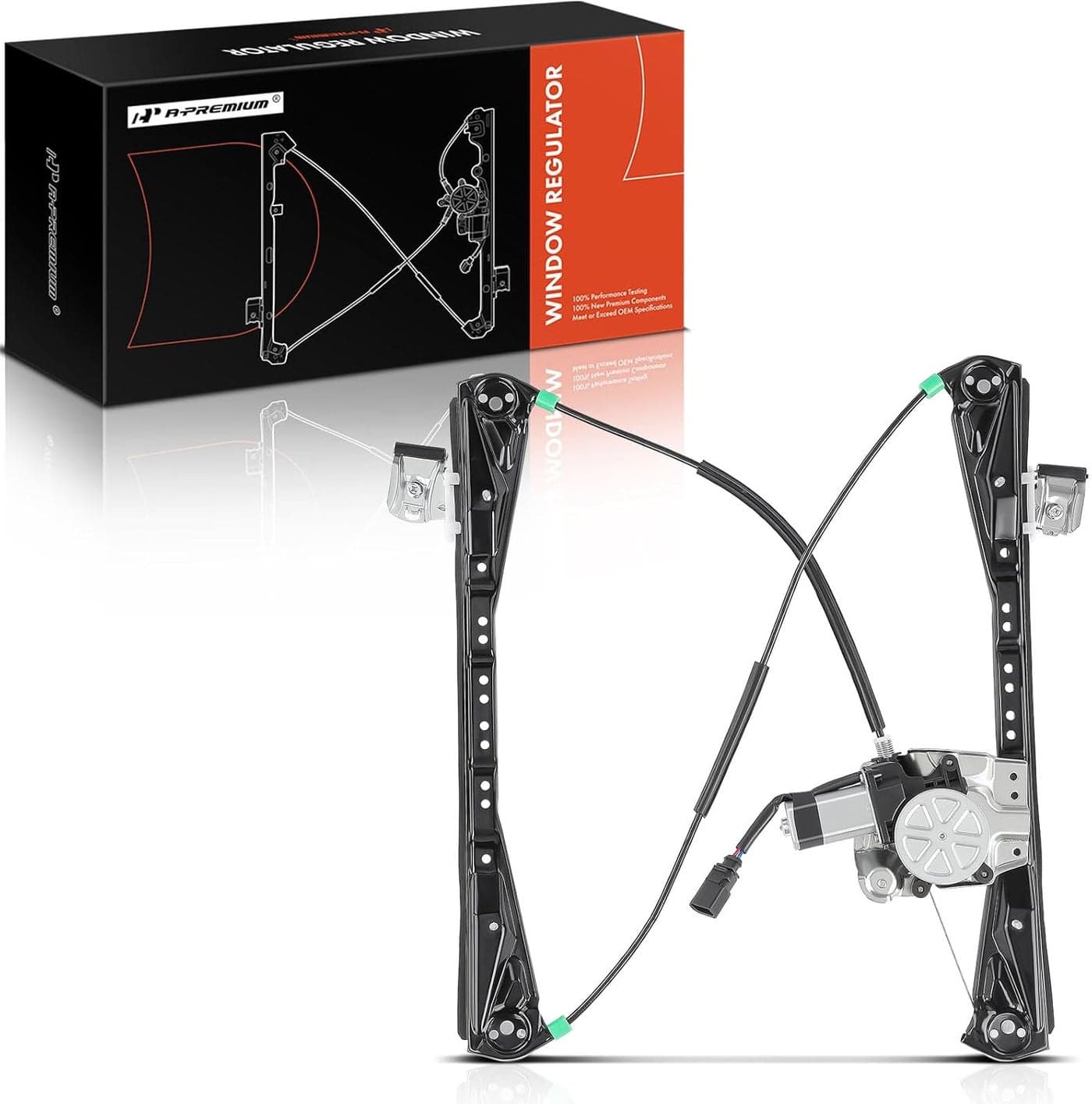 A-Premium Power Window Regulator with Motor for Lincoln LS Jaguar S-Type 2000-2002 Front Left Driver Side