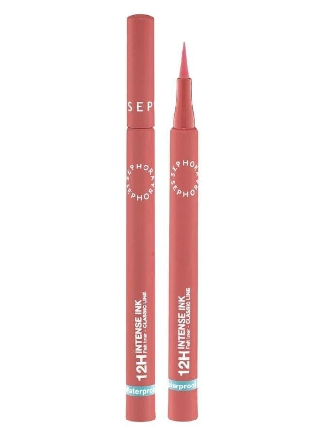 SEPHORA COLLECTION 12h Intense Ink Classic Line - Precise, Intense Felt-Tip Eyeliner 08 Bright Coral 1ml