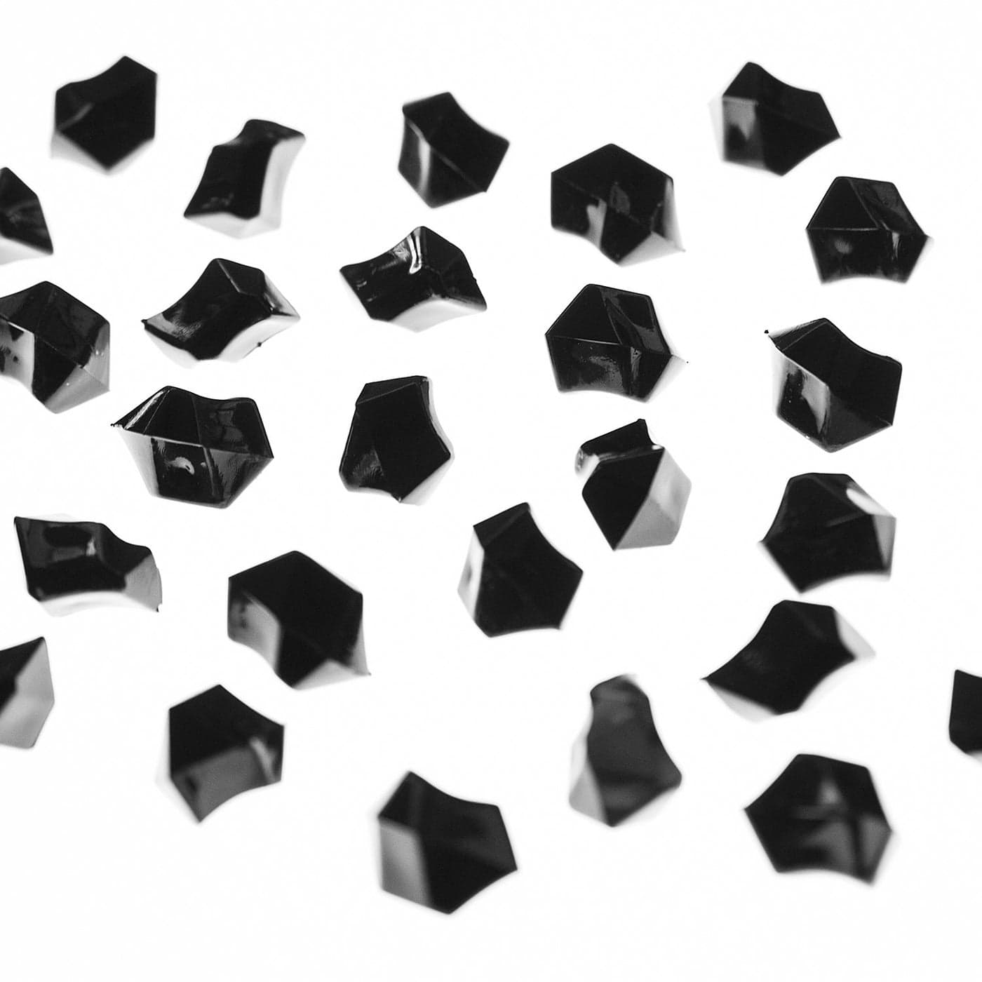 Super Z Outlet 1 Acrylic Color Ice Rock Crystals Treasure Gems for Table Scatters Home Vase Fillers Event Wedding Arts Crafts Birthday Decoration Favor Pack of 120 Black