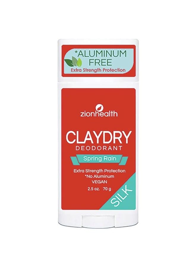Claydry Deodorant - Spring Rain 2.5 Ounce (75 ml) Stick(S)